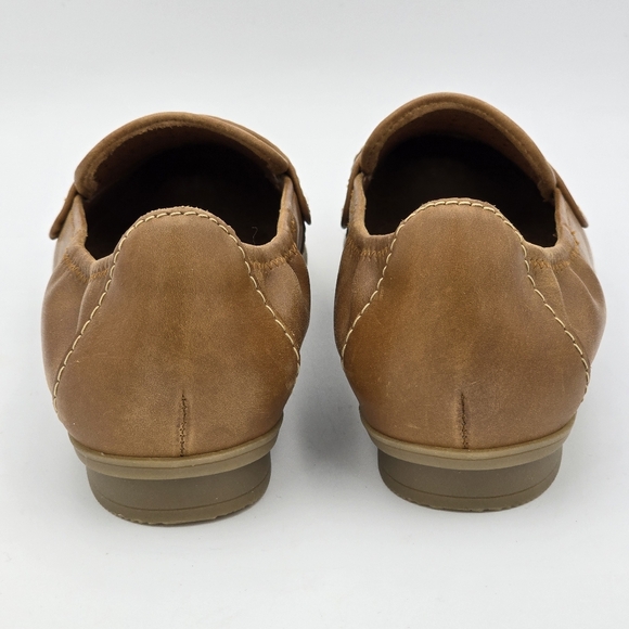 6W - WIDE WIDTH - Clarks Lyrical Way Women's Loafers, Tan Leather, NEW! - Picture 7 of 16